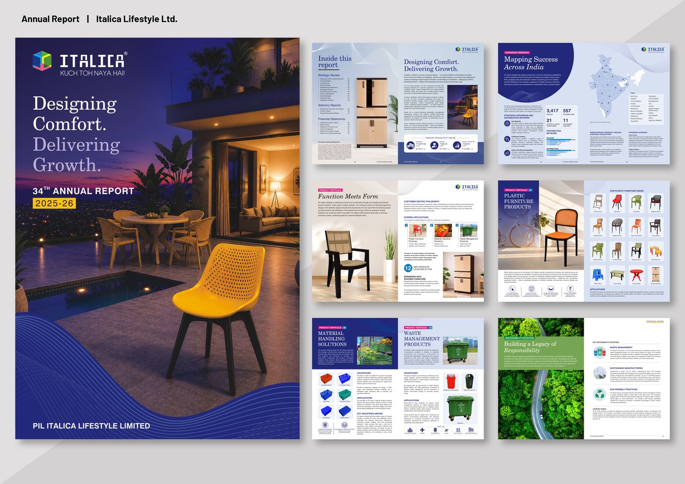 Italica annual report design
