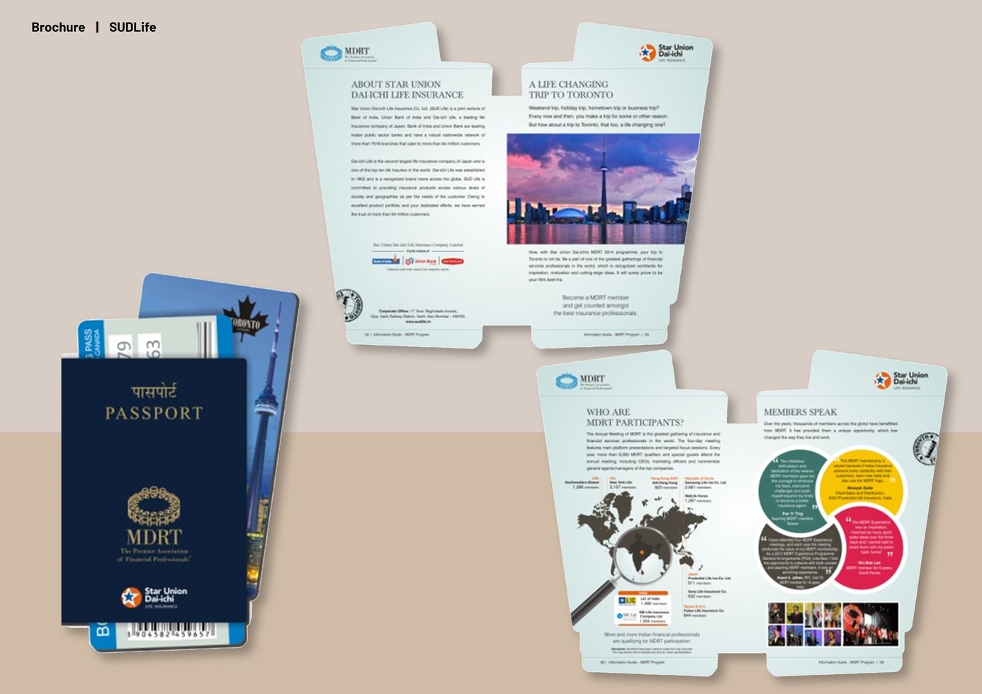 SUD Life brochure design